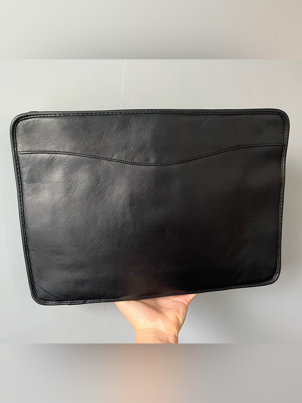 Vintage 100% Leather Scully Portfolio Bag